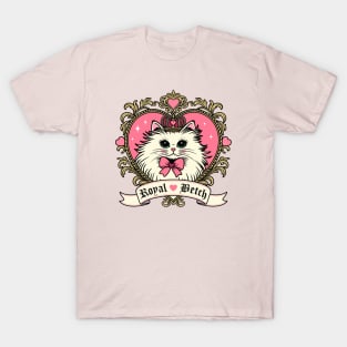 Royal Betch Kitty Cat Valentine Heart T-Shirt